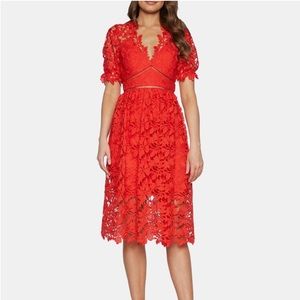 Bardot Lace Floral Dress